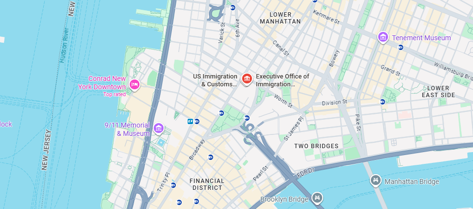 Mapa de New York