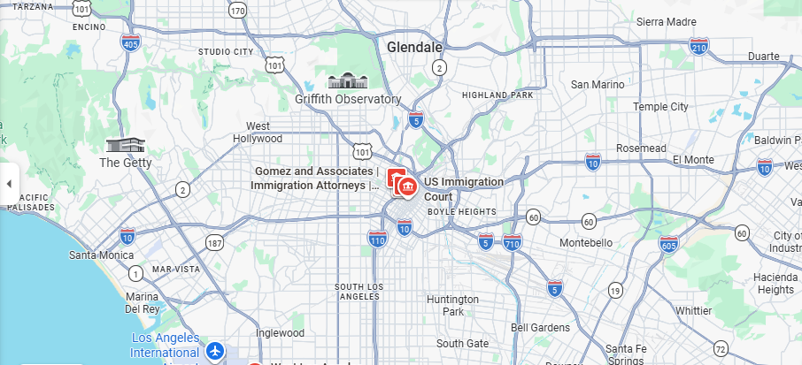 Mapa de Los Angles